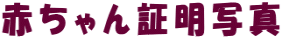 赤ちゃん証明写真